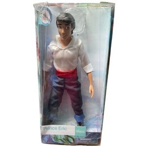 PRINCE ERIC Disney Store Classic Doll The Little Mermaid RARE, Free Shipping!